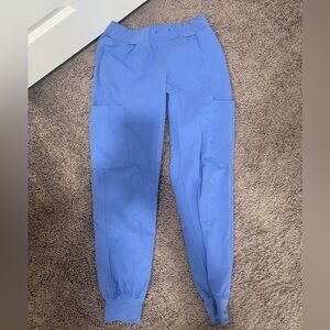 Med Couture Ceil Blue Scrub Jogger Pants
